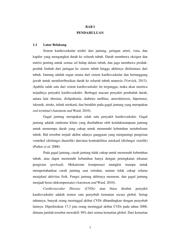 Analisis Penyakit Kardiovaskuler dan Gagal Jantung
