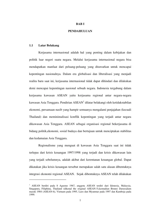 Pentingnya Kerjasama Internasional dalam Mewujudkan Komunitas Ekonomi ASEAN
