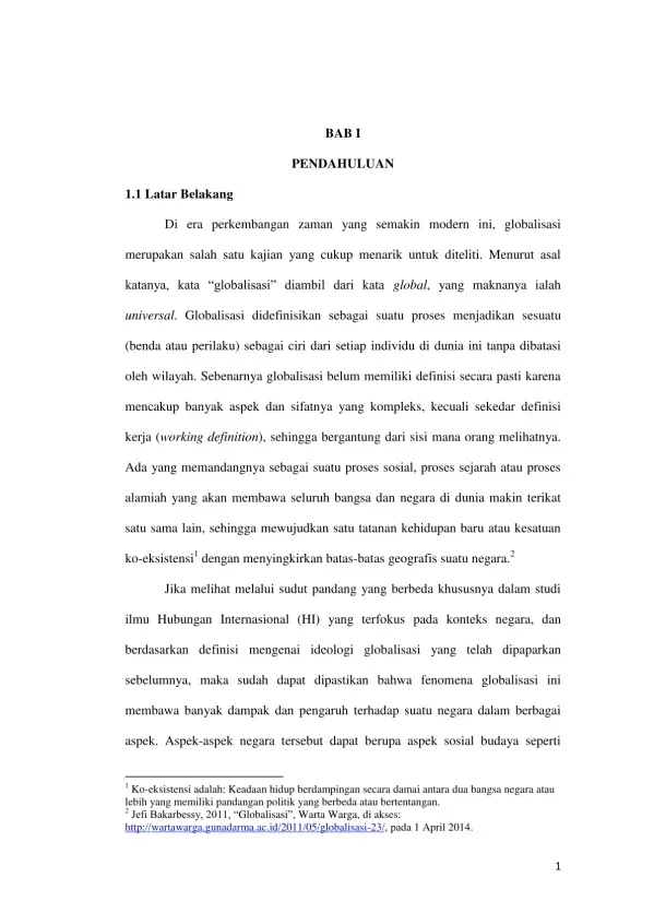 Dampak Globalisasi dalam Hubungan Internasional