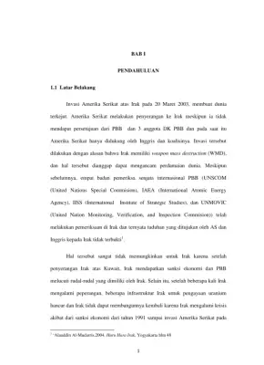 Analisis Invasi Amerika Serikat atas Irak dan Dampaknya