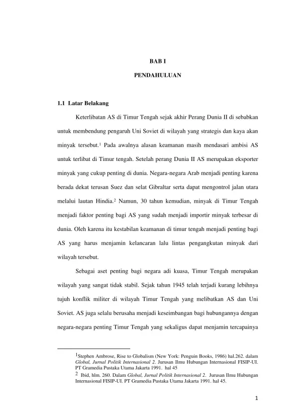 Analisis Keterlibatan Amerika Serikat dan Stabilitas di Timur Tengah serta Peran Sudan