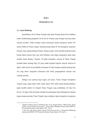 Analisis Keterlibatan Amerika Serikat dan Stabilitas di Timur Tengah serta Peran Sudan