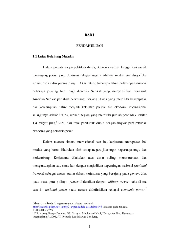 Dinamika Persaingan Ekonomi antara Amerika Serikat dan China