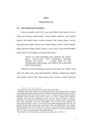 Pentingnya Keamanan Laut dalam Politik Nasional