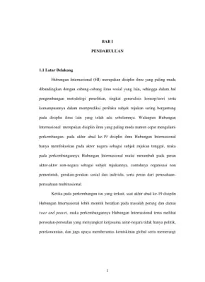 Perkembangan Hubungan Internasional dan Dampak MNCs